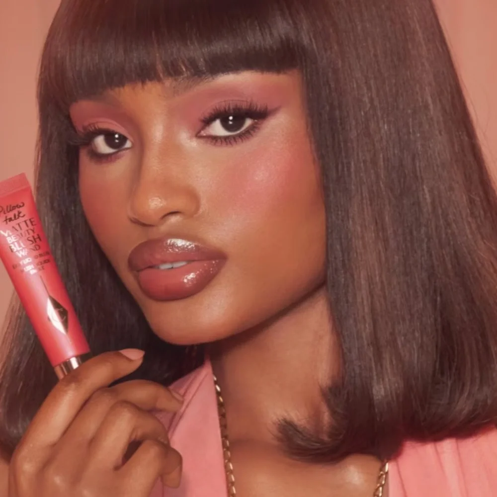 Charlotte Tilbury Matte Beauty Blush Wand Pillow Talk Dream Pop liquid blush